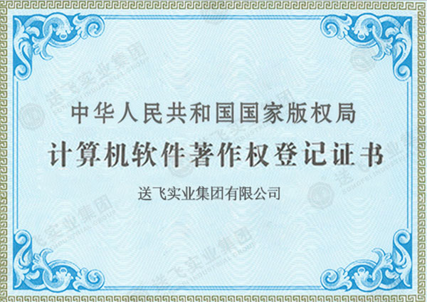 计算机软件著作权登记证书：3项